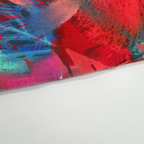 Soft Surroundings Floral Print Boxy Blouse – Size M – Colorful 3/4 Sleeve Top - Picture 11 of 11